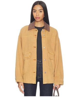 Free People X We The Free Lemon Denim Jacket - Natural
