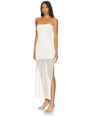 Bec & Bridge Aurora Strapless Dress - White