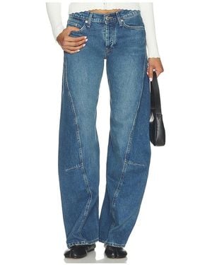 Free People X We The Free Fable Twisted Seam Jean - Blue