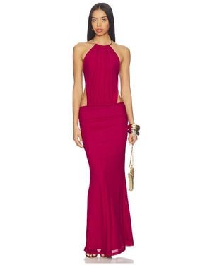 Tiger Mist Evanna Maxi Dress - Red