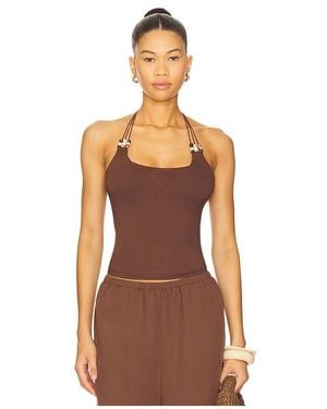 superdown Blanche Halter Top - Orange