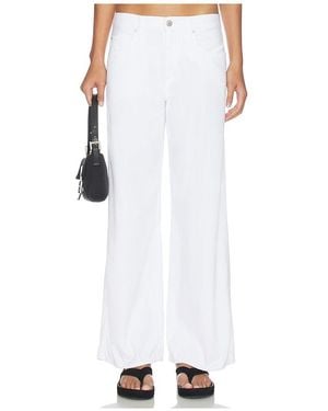 Amo Denim Regina Wide Leg Jeans - White