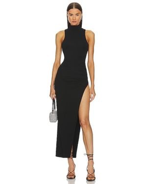 superdown Janet Slit Midi Dress - Black