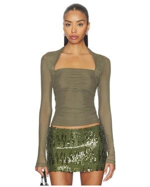 Amanda Uprichard Delilah Top - Green