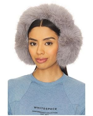 Jocelyn Faux Fur Earmuffs - Blue