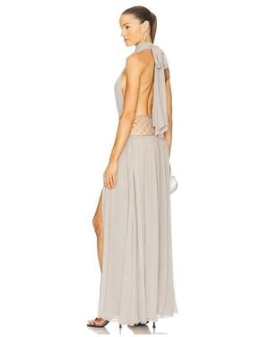 retroféte Kreeli Embellished Dress - White