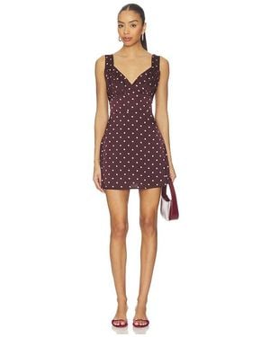 Madison The Label Chrissa Mini Dress - Red