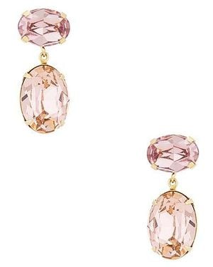 Jennifer Behr Pendientes Largos Lenora En Color Rose Talla - Multicolor