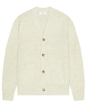 Les Deux Gary Fleck Wool Cardigan - Natural