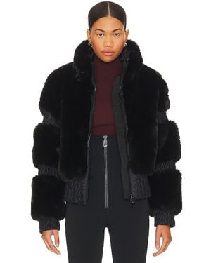 Goldbergh Furry Ski Jacket - Black