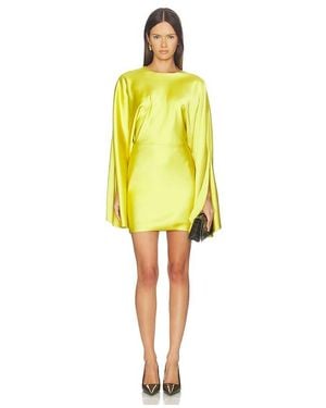 Norma Kamali Reverse Obie Mini Dress - Yellow