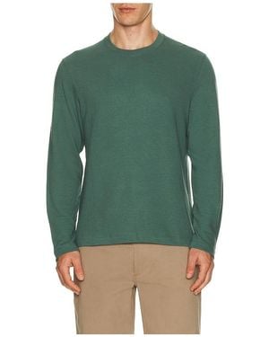 Theory Delroy Long Sleeve Tee - Green