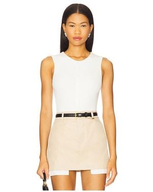 ALL THE WAYS Tamara Bodysuit Top - Natural