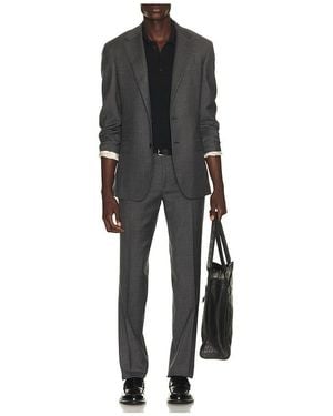 Polo Ralph Lauren 2-Buton Single Breasted Sharkskin 2-Piece Suit - Black