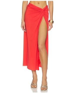 ViX Karen Midi Skirt - Red