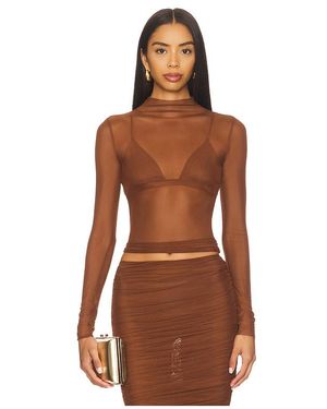 SER.O.YA Raffaella Top - Brown