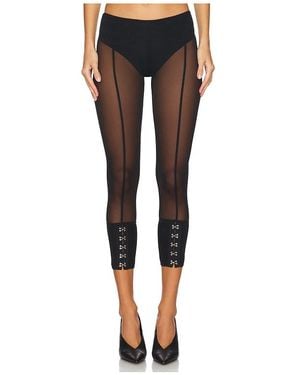 Aniye Records Nora Crop Leggings - Black