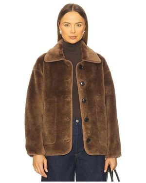 Citizens of Humanity Astrid Sherpa Jacket - Brown