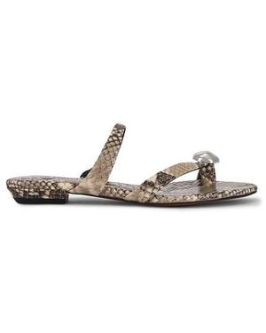 Madewell Sandalia Cera Thong En Talla (También En 6, 6.5, 7, 7.5, 8, 8.5, 9) - Blanco