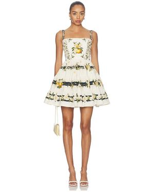Agua Bendita Lima Mini Valle Dress - White