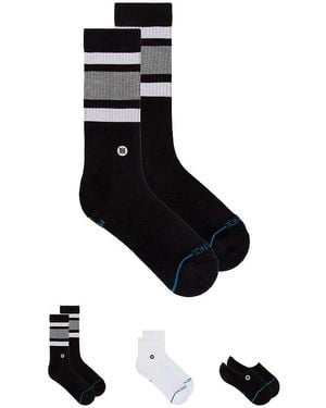 Stance Icon Series 3 Pack Socks - Black
