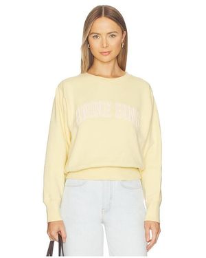 Anine Bing Harry Shrunken Sweatshirt - Natural