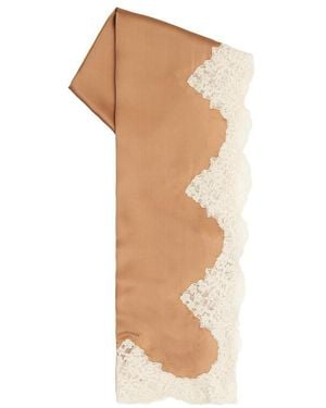 Zimmermann Estola Lace Silk En Color Rubor Talla - Blanco