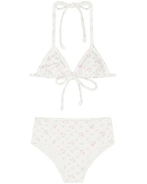 LoveShackFancy Bikini Finnie - Weiß