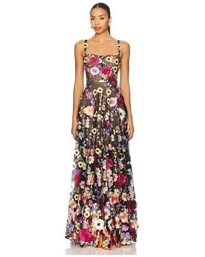 Bronx and Banco Maxikleid Mit Blumenmuster Jasmine - Weiß