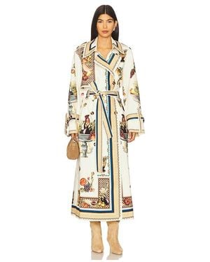 ALÉMAIS Mercado Trench - White