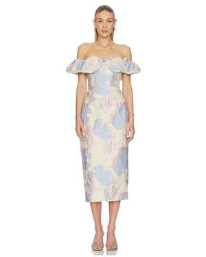 Elliatt Marlene Strapless Midi Dress - White