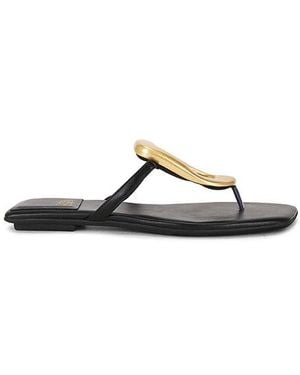 Jeffrey Campbell Linques 2 Flat Sandal - Black