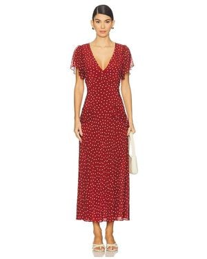 RIXO London Evie Dress - Red