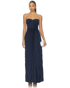 AMUR Joyceann Sweetheart Gown - Blue