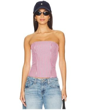 MORE TO COME Tina Corset Top - White