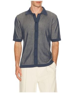 Far Afield Hemd - Blau