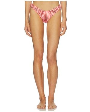 Caroline Constas Dorit Bikini Bottom - White