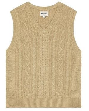 Rhythm Mohair Knit Vest - Natural