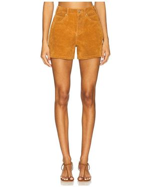 Free People X We The Free Tippi Faux Suede Short - Orange