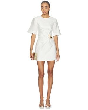 Acler Mannersly Mini Dress - White