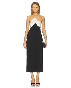 Et Ochs Court Combo Dress - Black
