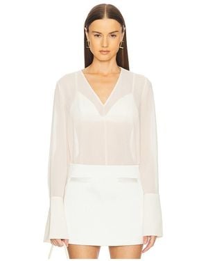 L'academie Alina Blouse - White