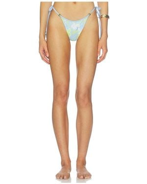 Runaway the Label Aruba Side Tie Bikini Bottom - White