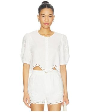 Astr Joellyn Top - White
