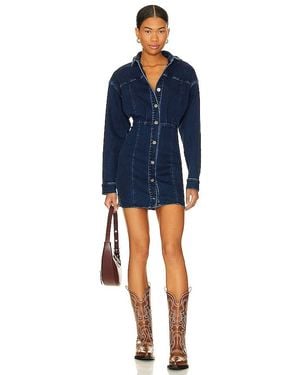 Free People Amber デニムドレス - ブルー
