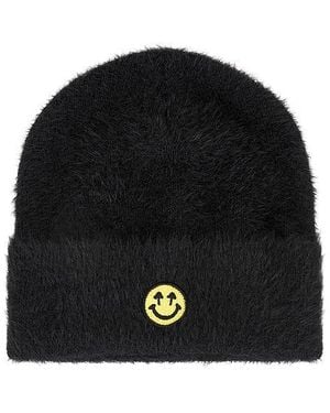 Happy Caps Furry Beanie - Black