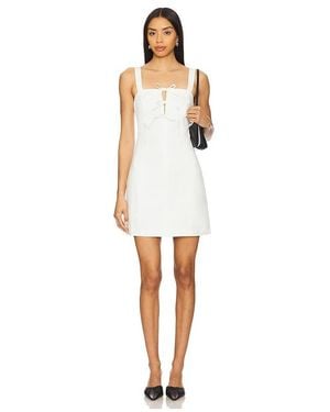 MINKPINK Imogen Tie Mini Dress - White