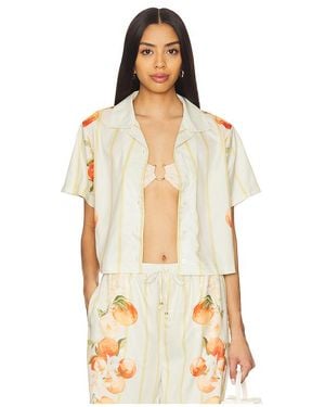 La Porte Ruby Short Sleeve Boxy Shirt - ナチュラル