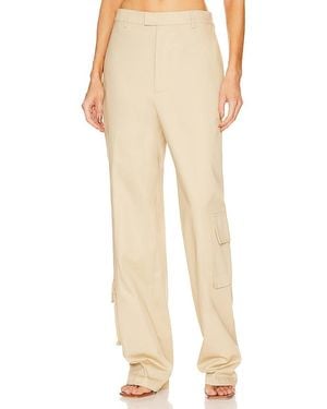 Helsa Chino Cargo Pants - Natural