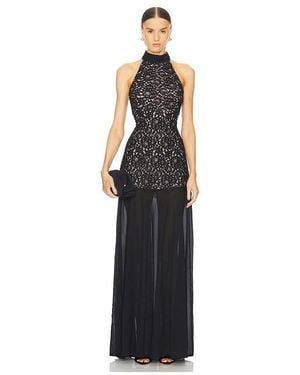 L'academie Zelie Gown - Black